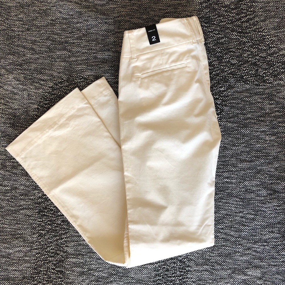 The Limited light cream Drew fit pants
